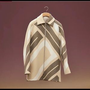 Hermès Mosaique Wool Coat
